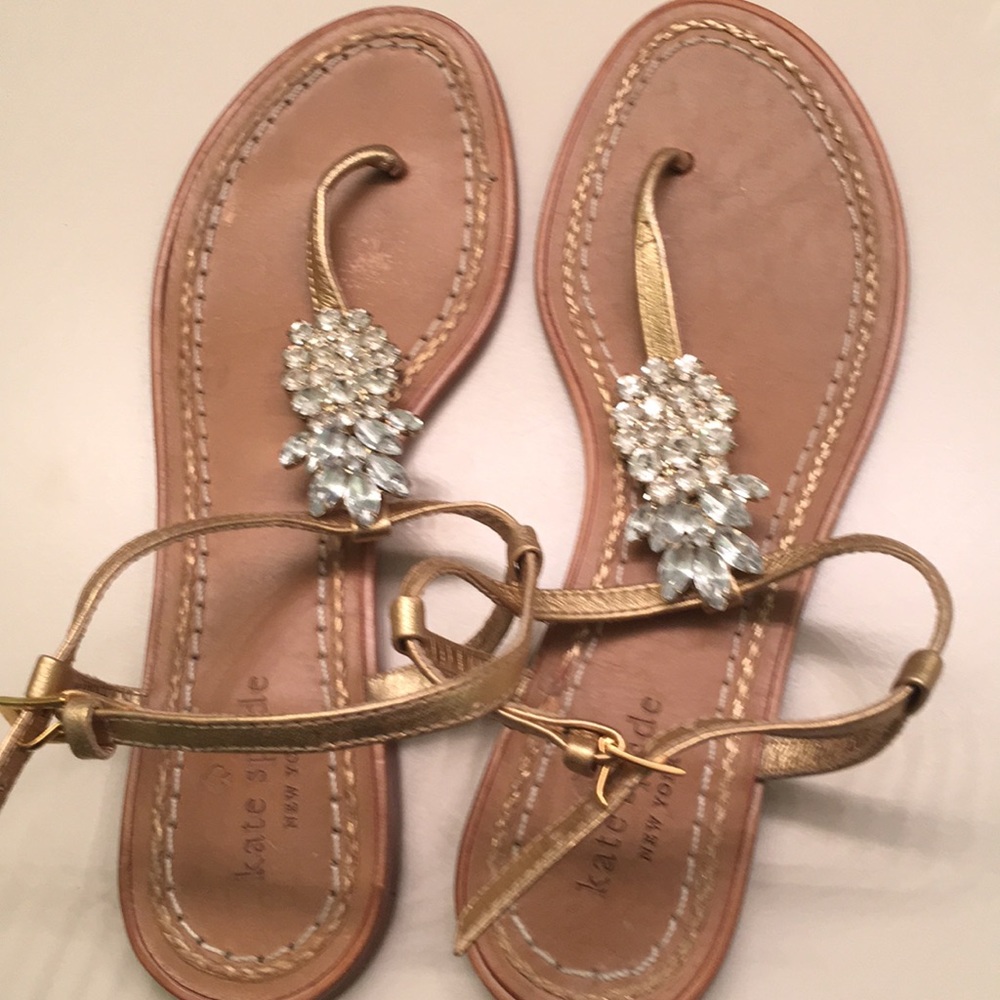 Sandals with rhinestone detail